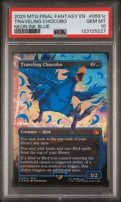 2025 MTG FINAL FANTASY COLORFUL CHOCOBOS-NEON INK BLUE TRAVELING