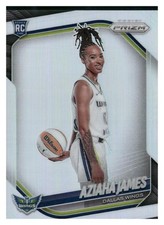 Aziaha James Silver Prizms - 2025 Panini Prizm WNBA #141 Dallas Wings ROOKIE