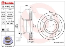 Brembo 09.6813.60 Brake Disc for Iveco