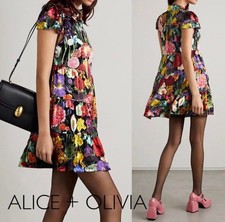 Alice + Olivia Meeko Botanical Garden Mini Dress 2