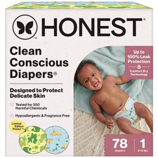 The Honest Company Clean Conscious Diapers UR Ribbiting Waddle It Be