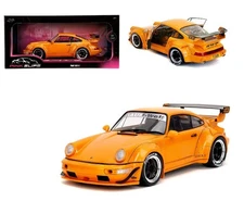 Jada 1:18 Scale Porsche RWB BODYKIT "Hibiki" Orange Diecast Model Car 36383-7B