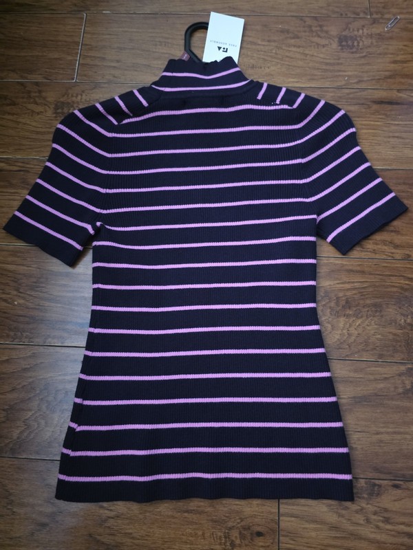 Women's Striped Short Sleeve Size S 