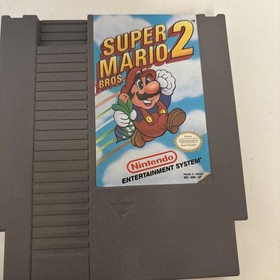 oval seal Super Mario Bros. 2  in box nintendo nes game  with sleeve and box 