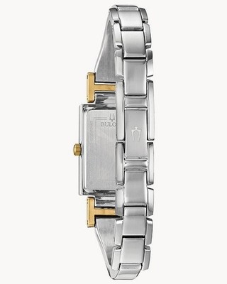 Bulova Classic Diamond Two-Tone Stainless Steel Quartz Ladies Watch 98P229 / NWT Bulova Classic Diamond Two-Tone Stainless Steel Quartz  main image 4