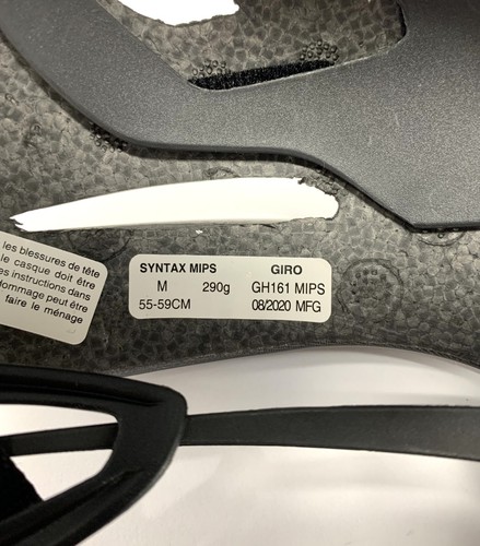 Giro Syntax MIPS Größe Medium schwarz - neu (ohne Karton) - Bild 6 von 7