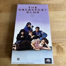 The Breakfast Club VHS, 1985 VCR Video Tape Movie film Vintage Cassette
