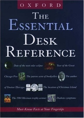 THE ESSENTIAL DESK REFERENCE By Oxford University Press - Hardcover *Excellent*