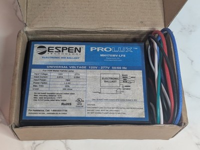 Electronic HID Ballast Espen Prolux MH170MV-LFS 70 Watt Metal Halide