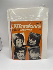 Monkees x9 Vintage Monthly Magazines Collection Issues 1, 3, 4, 6, 7, 9, 10-12