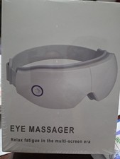 Eye Massager with Heat  Vibration Compression Rechargeable Bluetooth New Sealed