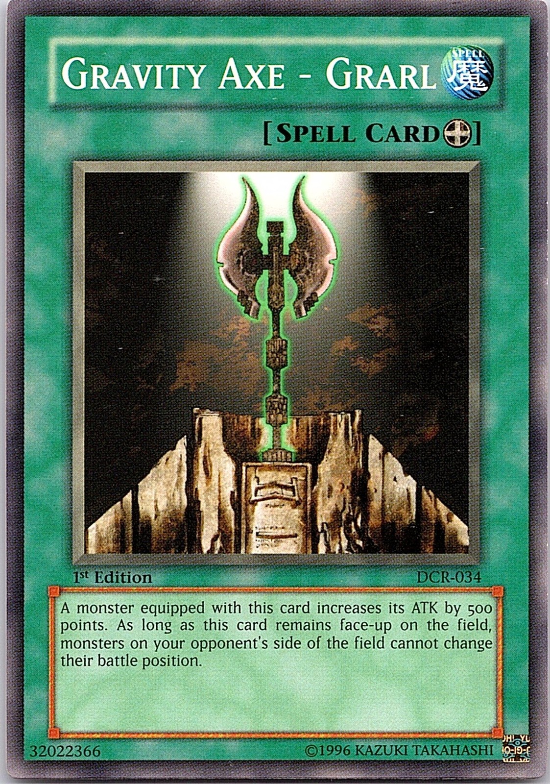 Gravity Axe - Grarl Dark Crisis DCR DCR-034 1st Edition NM