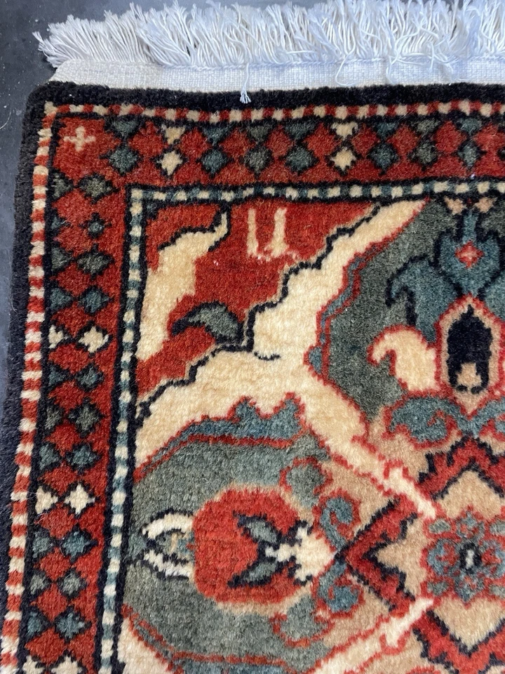 Tapis Carré 40x40cm Persan Teppich Alfombra Carpet rugs D’orient Tappeto Teppem - Photo 3/4