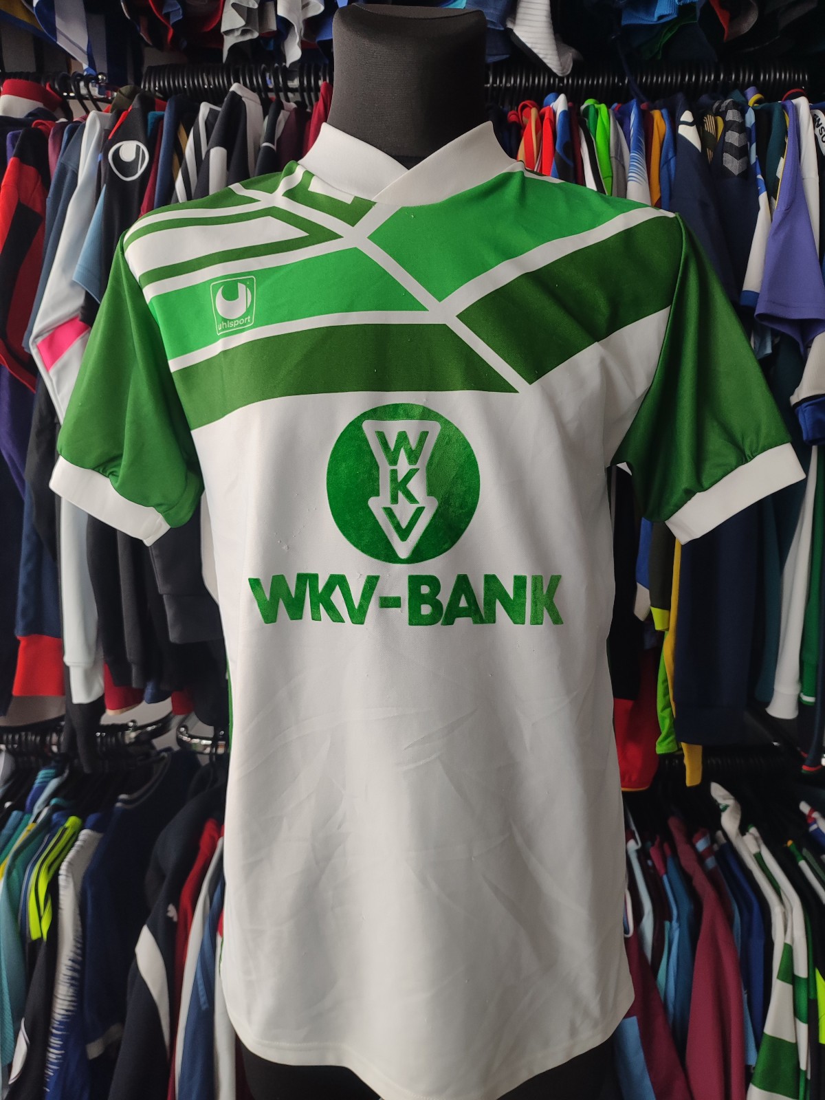 Uhlsport Vintage #8 Home football shirt WKV Bank jersey size L