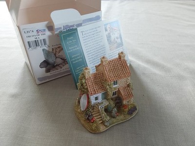 Lilliput Lane Miniaturhaus L3174 Fruits of The Sea Box + Deeds Top Zustand