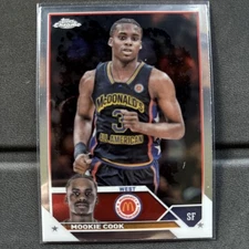 2023 Topps Chrome McDonald's All American Mookie Cook #15 (RC)