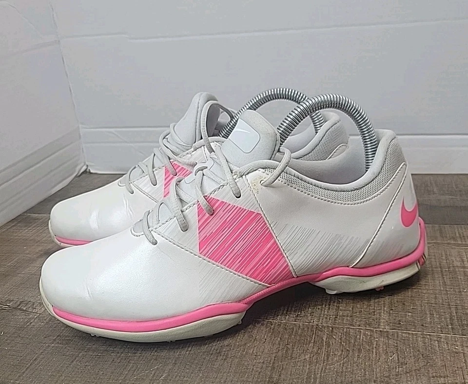 Zapatos de golf Nike Delight V para mujer talla 7,5 de EE. UU. atléticos suaves pico 651997-102 Foto 3 de 4