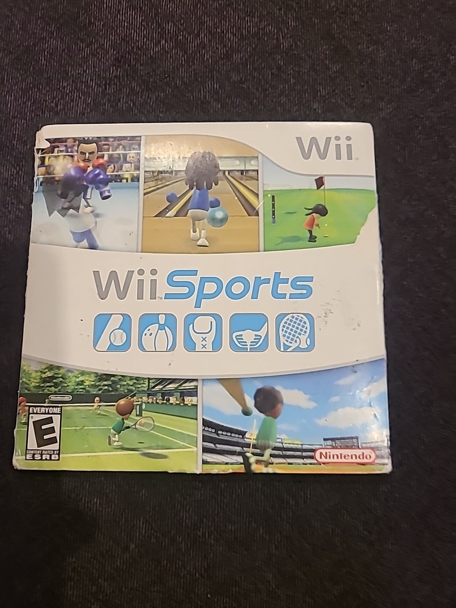 Nintendo Wii 2006 Sports Game With Cardboard Sleeve with manual