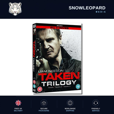 TAKEN TRILOGY DVD MOVIE FILM BOX SET PART 1 2 3 Brand New and