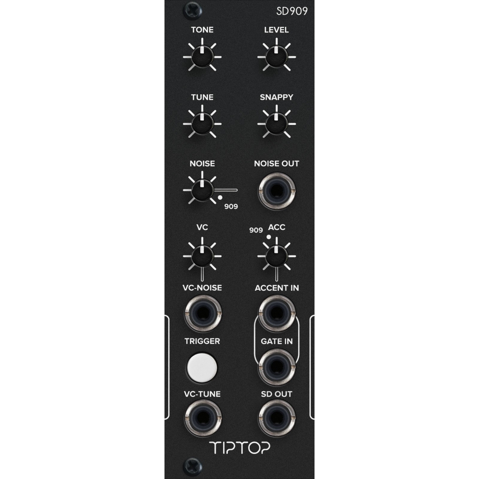 Модульный синтезатор Tiptop Audio SD909 Black - Drum 31990₽