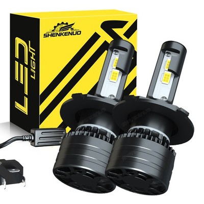 For Nissan Versa 1.6 SV S Sedan 2007-2021 H4/9003 LED Headlights High Low Bulbs
