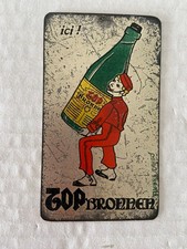 flaches Motiv Schild, ici !, ZOP Bronner, Sekt, Timbre Verso, Rob Otten