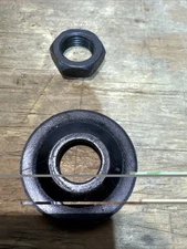 10"Ryobi  Table  saw  Blade Arbor Nut & washer  Used  off a BTS10  (Madi)