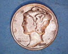 1945-S "MICRO-S"  Mercury Head Silver Dime  **107-6