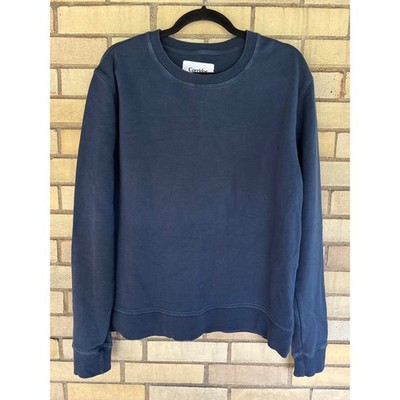 Corridor New York Navy Blue Cotton Crewneck Sweatshirt Mens Medium Made in Peru