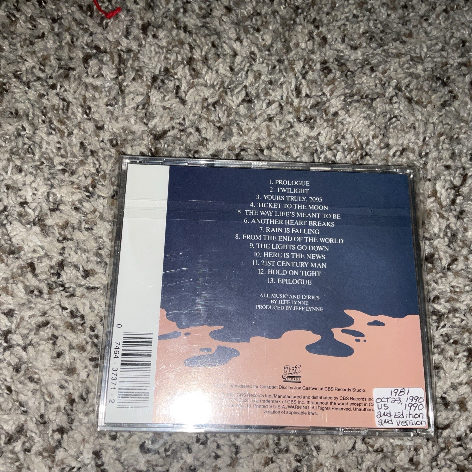 Electric Light Orchestra Time CD EARLY PRESS! JET ZK 37371 Jeff Lynne, Twilight