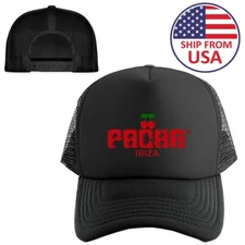 Pacha Ibiza Black Adjustable Trucker Hat