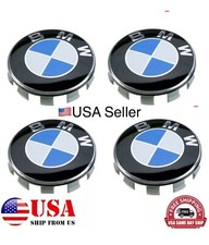 4 Pcs Bmw Wheel Center Hub Caps With Bmw Logo Badge Emblem 68mm 4 Pcs Bmw Wheel Center Hub Caps With Bmw Logo Badge Emblem 68mm