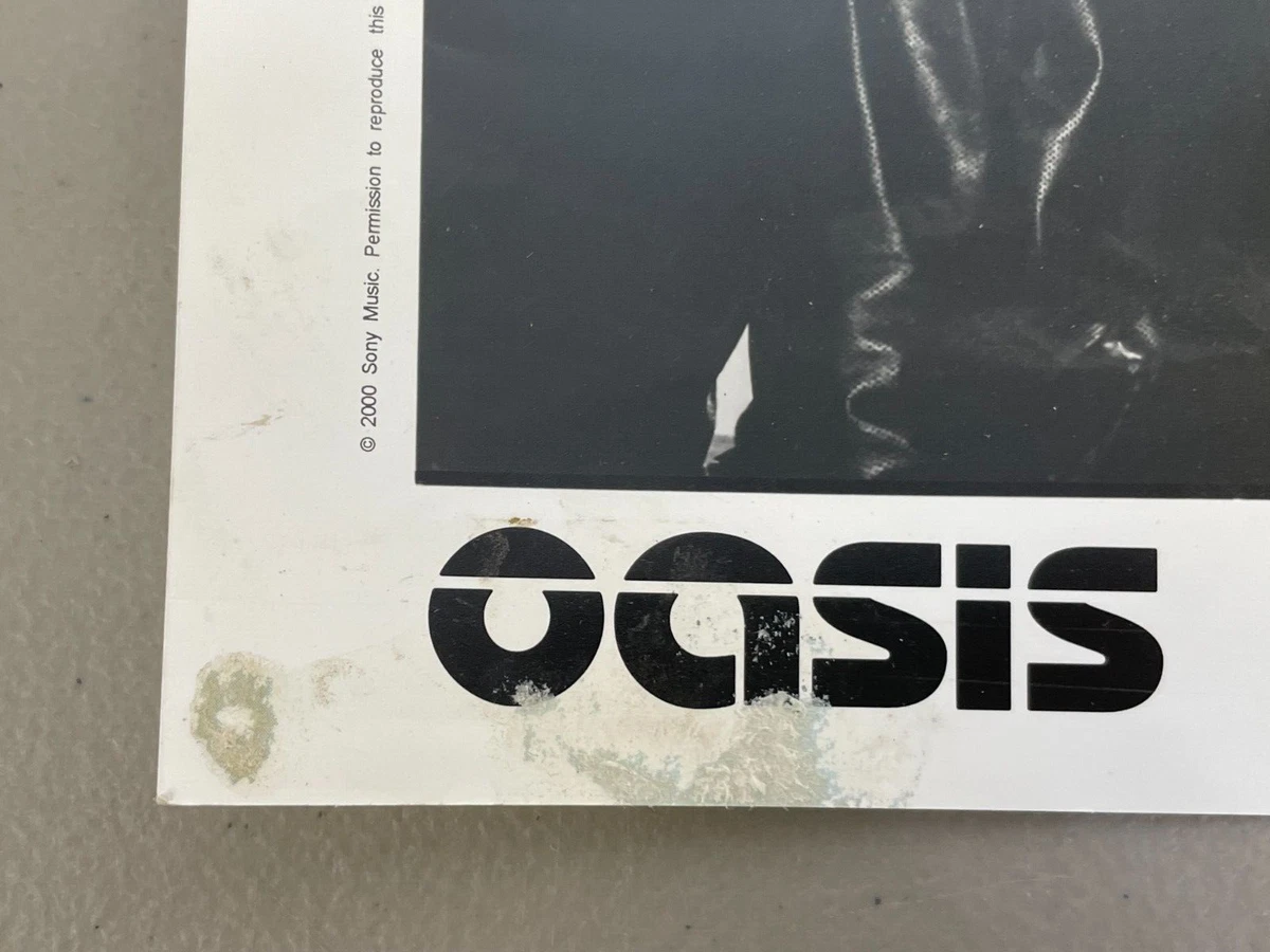 Vintage Glossy Music Promo Press Photo Oasis Rock Band Noel Liam
