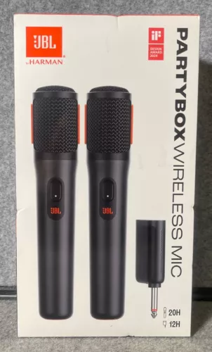 JBL PartyBox Digital Wireless Microphone System with Dual-Channel Receiver