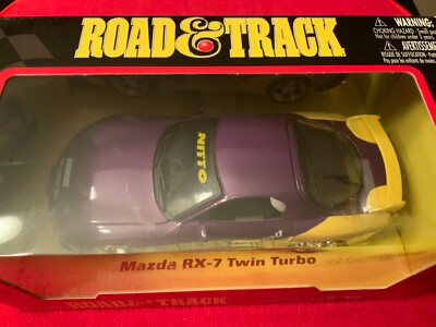MOTORMAX 1/24 FACTORY TUNER -ROAD & TRACK MAZDA RX-7 TWIN TURBO