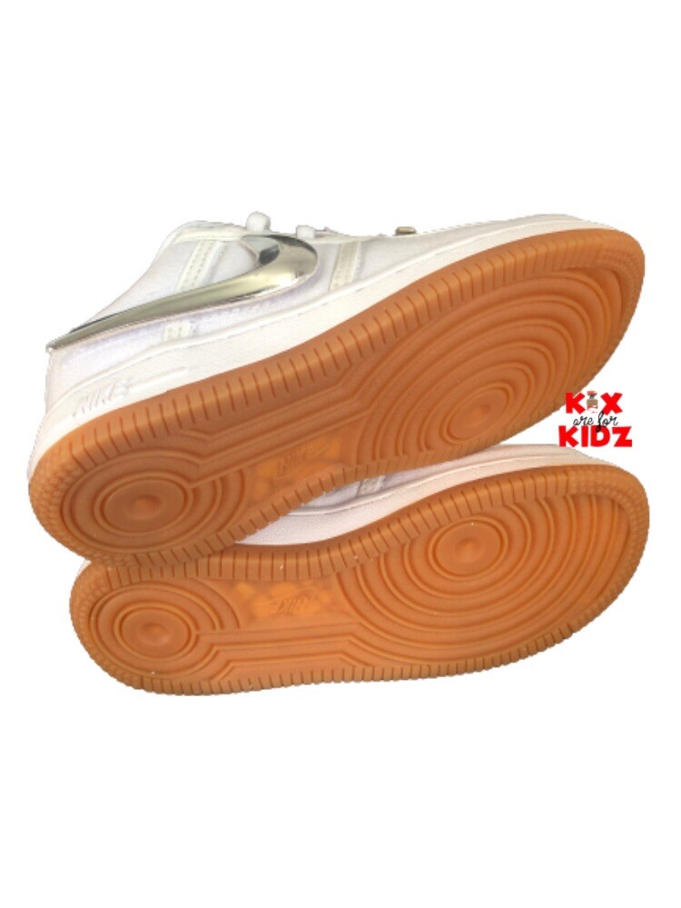 キッズtravis×AF1 Kids Travis Scott Air Force One Sail Sneakers 12C Cactus
