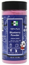 NPG Pure Blueberry Powder 7 Oz, Wild Blueberry Freeze-Dried Extract