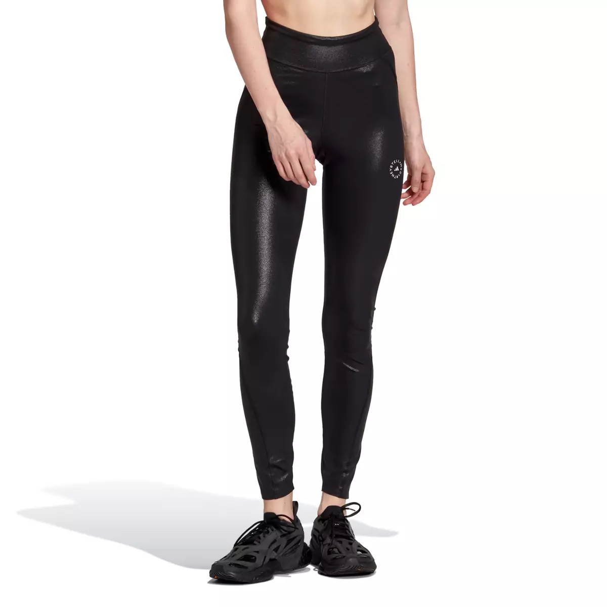 Women Adidas By Stella McCartney SHINY HIGH-WAISTED TRAINING