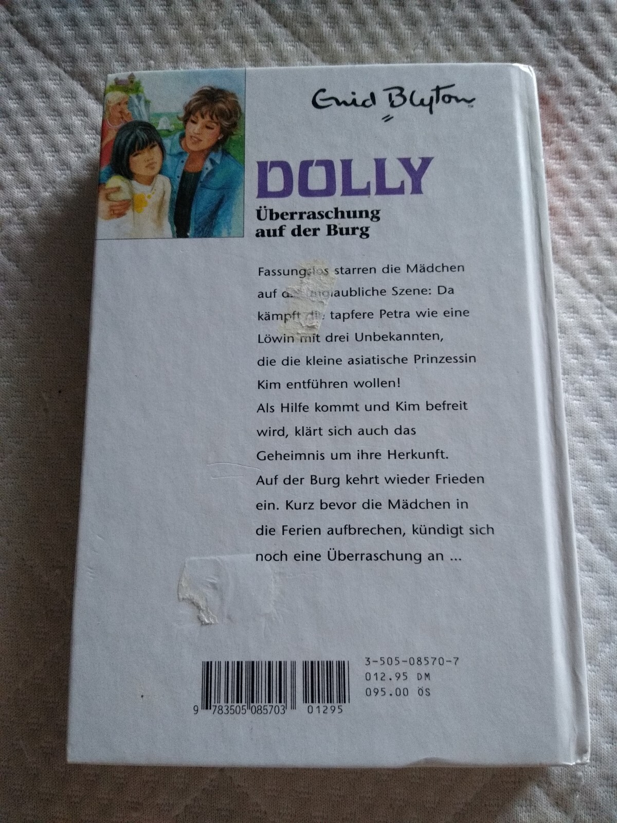 Enid Blyton DOLLY , Überraschung auf der Burg Schneider Verlag