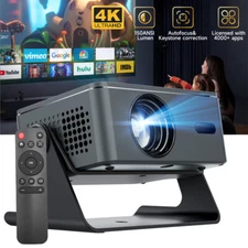 4K Mini Projector 20000 Lumen LED 1080P WiFi Bluetooth UHD Portable Home Theater