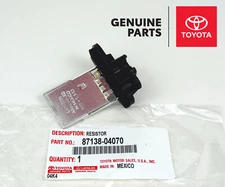 87138-04070 GENUINE TOYOTA Tacoma 2005-2023 HVAC Blower Motor Fan Resistor OEM