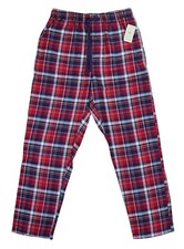 Tommy Bahama Plaid 100 Cotton Flannel Sleepwear Men's Lounge Pajama Pants NWT