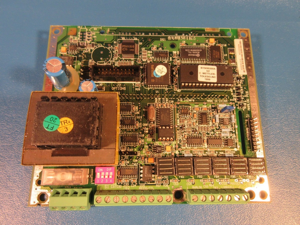 Mettler Toledo B15699300A, 143307B, Analog PCB, Circuit Board with 