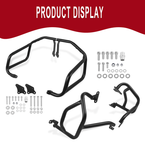 Engine Guard Highway Crash Bars Protector For Honda Transalp XL750 2023-2025 - Bild 4 von 12
