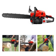 2-Stroke Gasoline Chainsaw 58 CC 20" Power Engine Wood Cutting Gas Chain Saw new