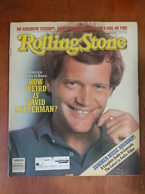 Vintage Rolling Stone Magazine June 10, 1982 #371 David Letterman 325
