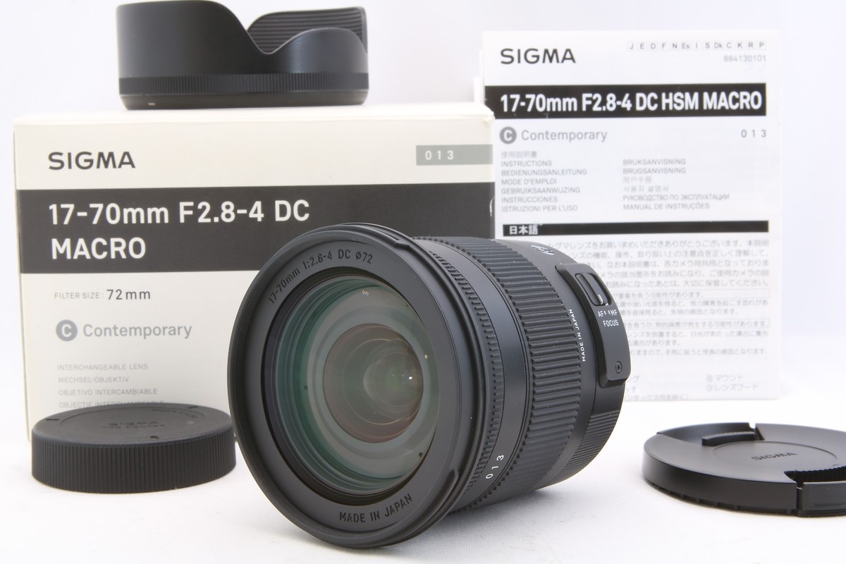 シグマ 17-70mm F2.8-4 DC MACRO OS HSM キヤノン用 【公式通販】