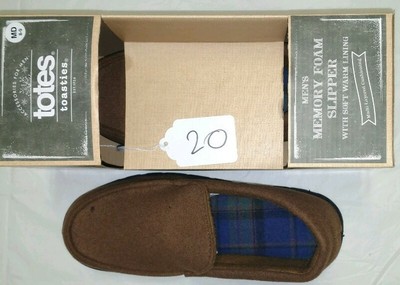 totes toasties mens memory foam slippers