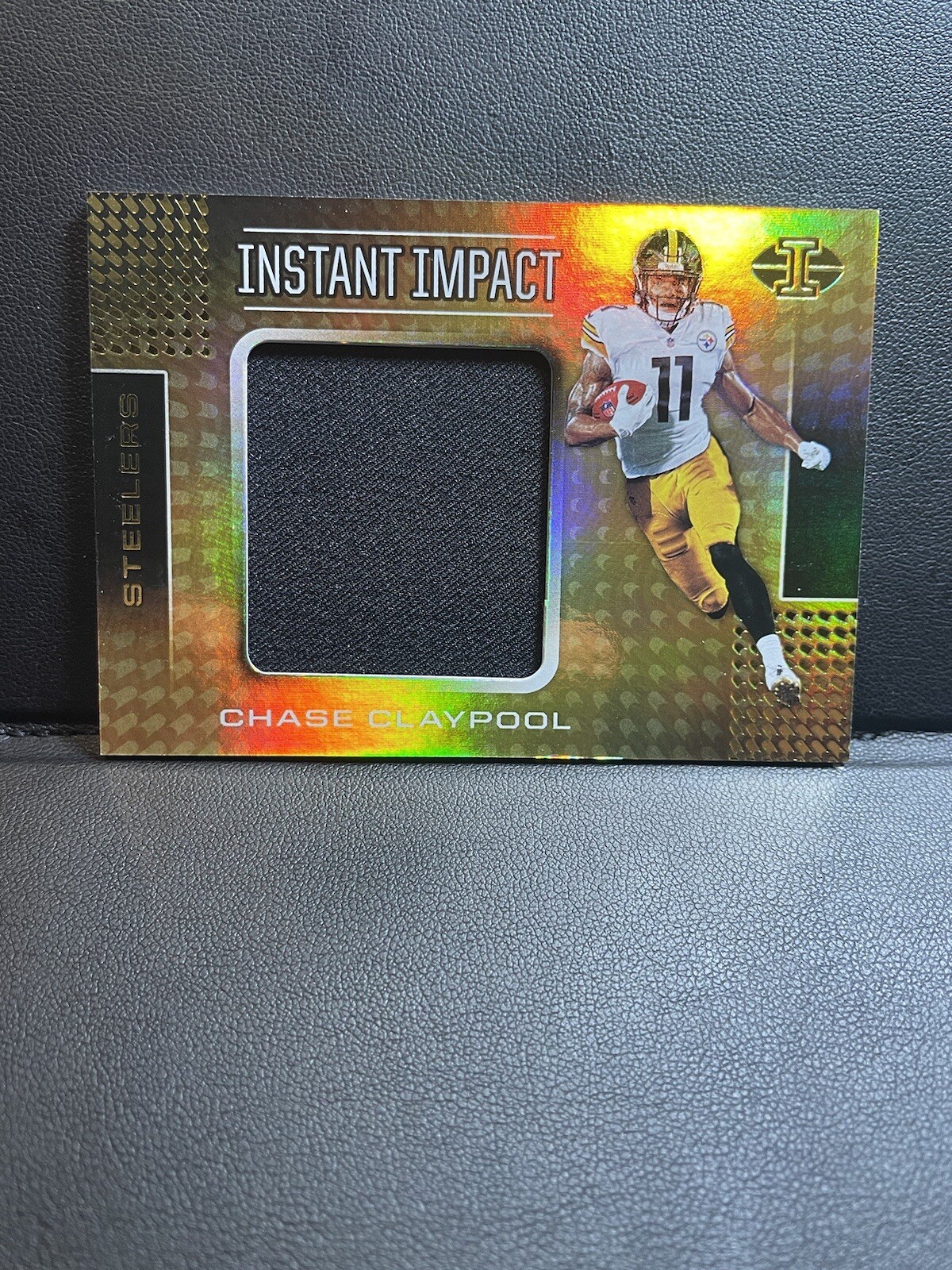 2020 Panini Illusions Chase Claypool Rookie Patch Card Instant Impact