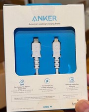 Anker 10FT PowerLine Select USB-C to Lightn-ing - White - NEW SEALED
